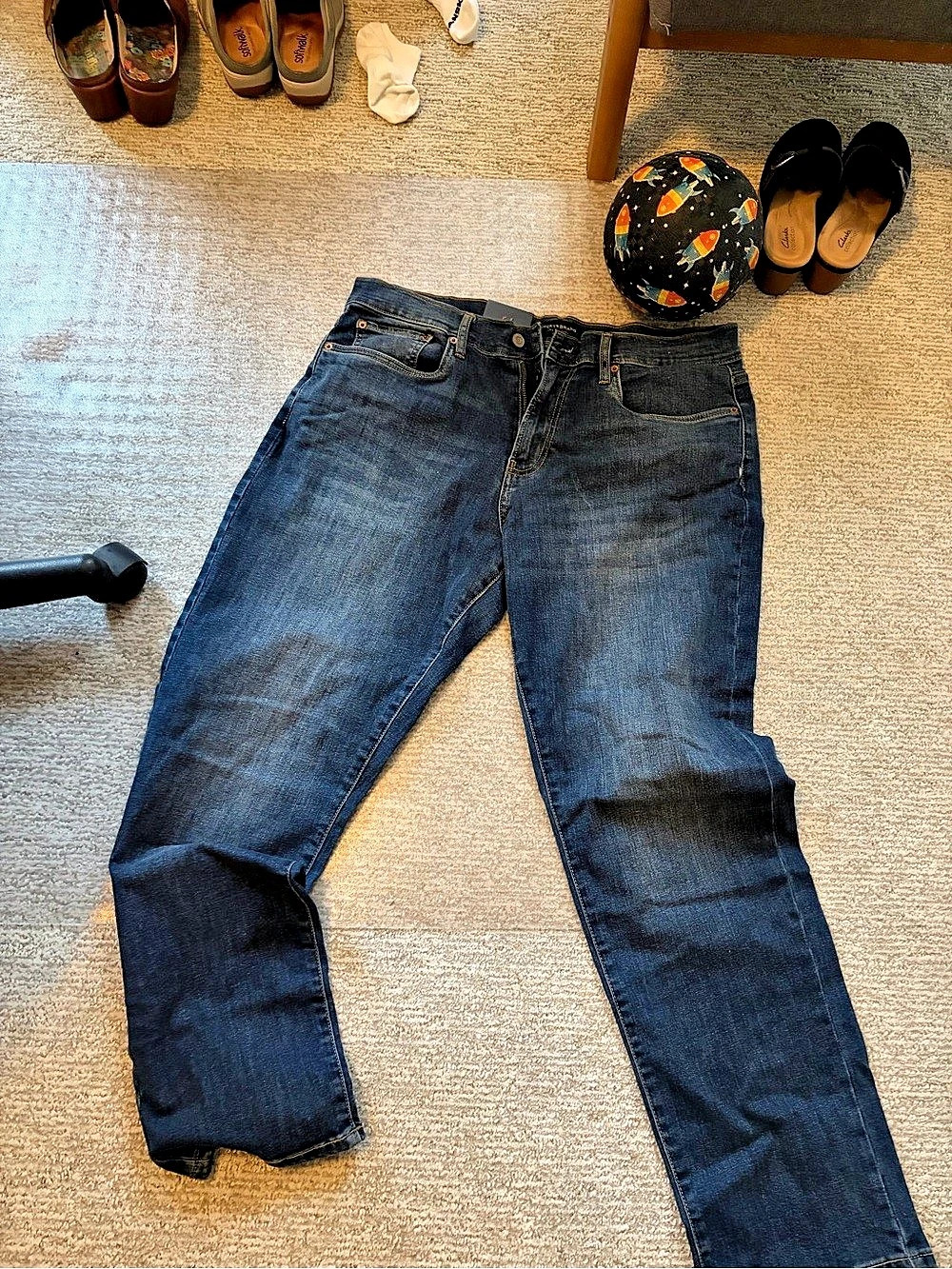 Lucky Brand 221 Straight Leg Jeans Blue Waist 36 x 30 New with Tags